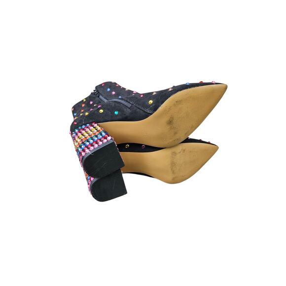 Betsey Johnson Kaydence Block Heel Ankle Booties Boot 7.5 - Picture 5 of 6